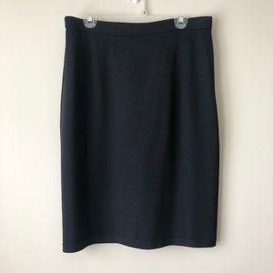 St. John Collection Women’s Navy Knit Pencil Skirt